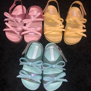 Mini Melissa bow sandals